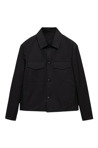Surchemise relaxed-fit coton - Noir