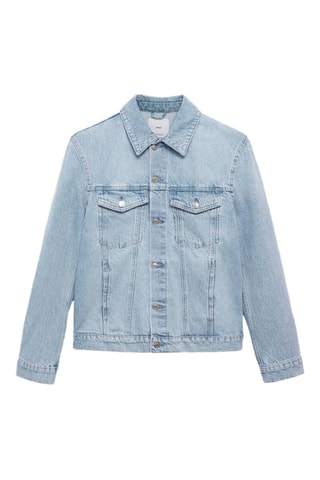 Blouson en jean poches - Bleu clair