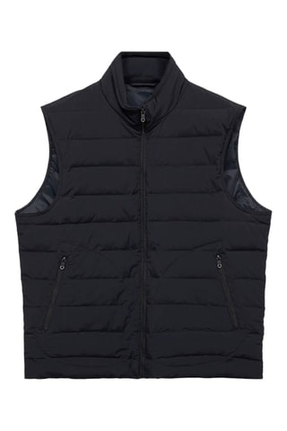 Gilet matelassé rembourrage duvet et plumes - Bleu marine