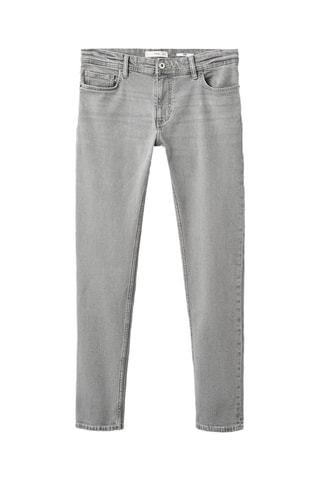 Jean Jan slim-fit délavé gris - Gris