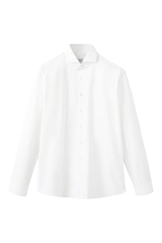 Chemise costume 100 % coton - Blanc