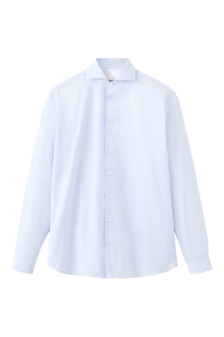 Chemise costume 100 % coton - Bleu