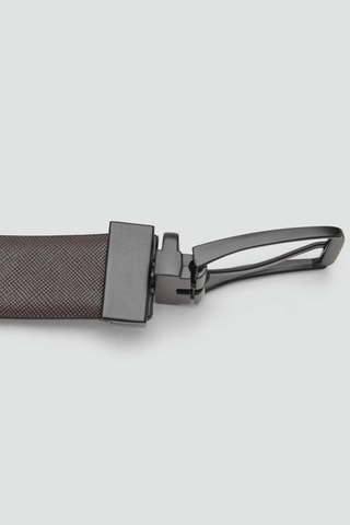 Ceinture 100 % cuir - Noir