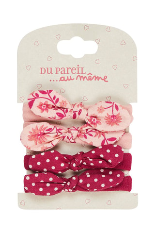 4 élastiques fille - Rose - Du Pareil Au Même