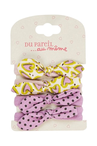 4 élastiques fille - Beige - Du Pareil Au Même