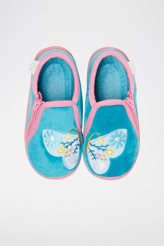 Chaussons Bleu et rose