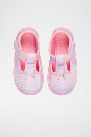 Chaussons forme salomé - Rose