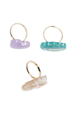 3 bagues fantaisies fille - Doré - Du Pareil Au Même