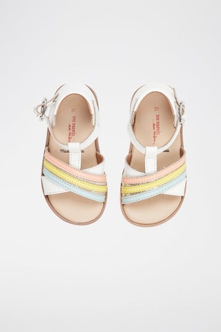 Sandales en cuir - Blanc