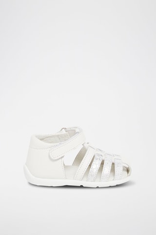 Sandales en cuir - Blanc