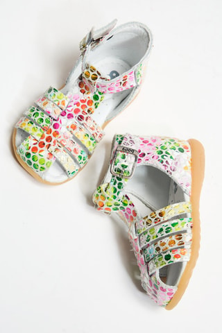 Sandales en cuir - Blanc