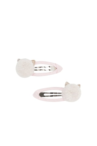 2 barrettess oreilles de chat fille - Rose - Du Pareil Au Même
