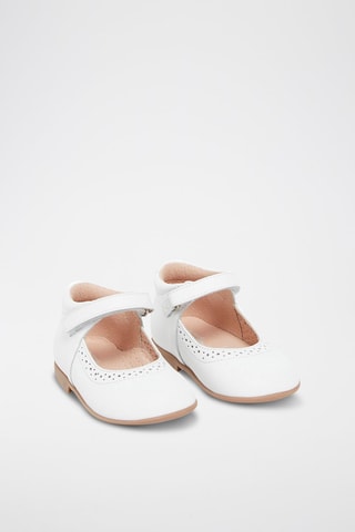 Babies en cuir - Blanc - Du Pareil Au Même