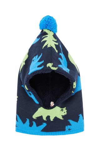 Cagoule à imprimé ours polaire pour garçon - Bleu - Du Pareil Au Même