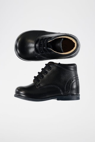 Boots en cuir - Bleu marine
