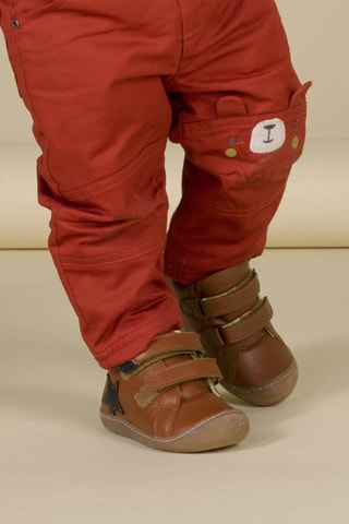 Boots en cuir - Camel