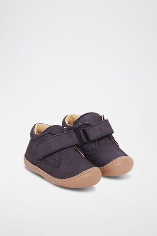 Boots en cuir - Bleu marine