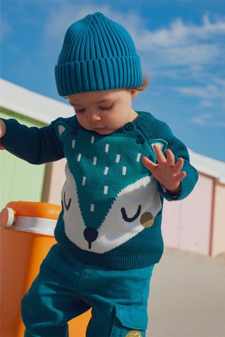 Pull - Bleu canard - Du Pareil Au Même