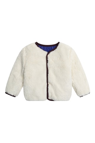 Gilet réversible - Bleu roi et blanc - Du Pareil Au Même