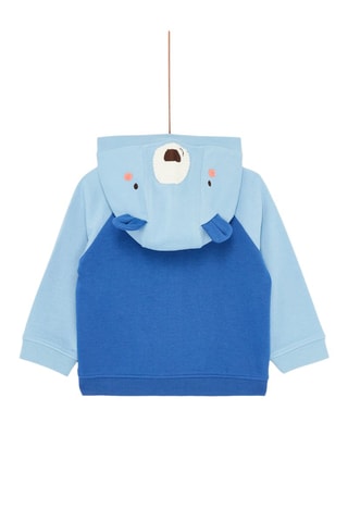 Gilet à motifs voitures et tête d'animal pour bébé garçon - Bleu - Du Pareil Au Même