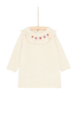 Robe-pulle pour bébé fille - Beige - Du Pareil Au Même