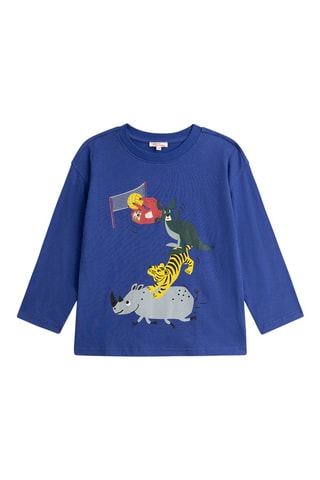 T-shirt - Bleu électrique - Du Pareil Au Même