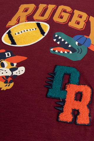 T-shirt - Bordeaux - Du Pareil Au Même