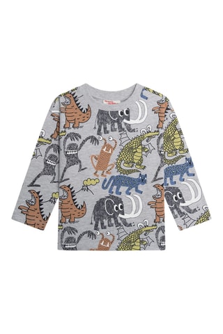 T-shirt - Gris clair chiné - Du Pareil Au Même