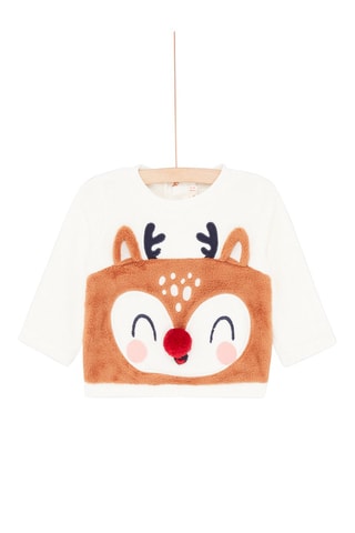 Sweat très doux et confortable pour bébé garçon - Beige