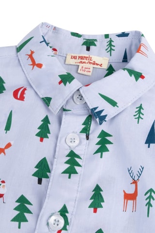 Chemise et nœud papillon - Bleu