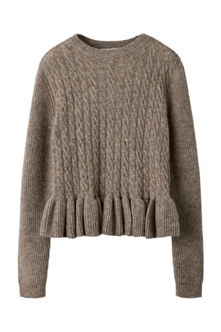 Trui - Gemêleerd Taupe - Name it