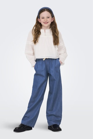 Broek Wide Legs -  Lichtblauw