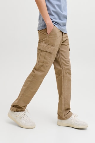 Biologisch Katoenen Cargobroek - Beige - Jack&Jones