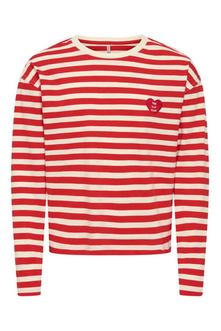 T-shirt - Rood - Kids Only Girl