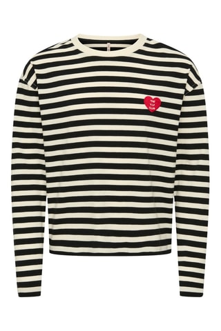 T-shirt - Zwart - Kids Only Girl