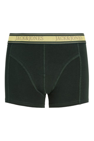 5 Biologisch Katoenen Boxers - Gemêleerd Grijs en Marineblauw - Jack&Jones