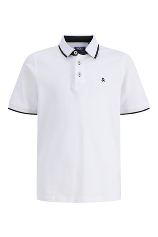 Biologisch Katoenen Polo Regular Fit -  Wit