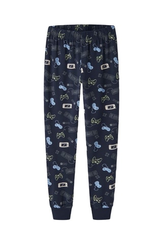 Biologisch Katoenen Pyjama - Marineblauw - Name it