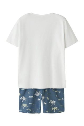 Biologisch Katoenen Pyjama -  Kobaltblauw