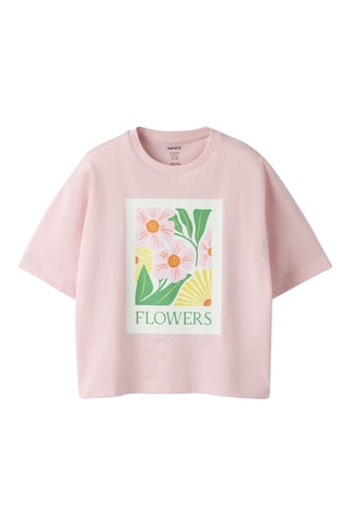 T-shirt Relaxed Fit -  Roze
