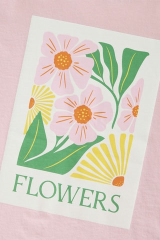 T-shirt Relaxed Fit -  Roze
