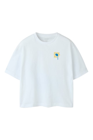 T-shirt Relaxed Fit -  Wit