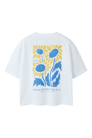 T-shirt Relaxed Fit -  Wit