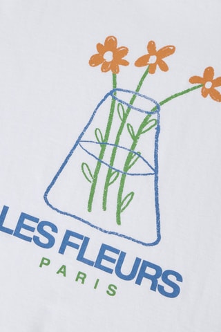 T-shirt Relaxed Fit -  Wit