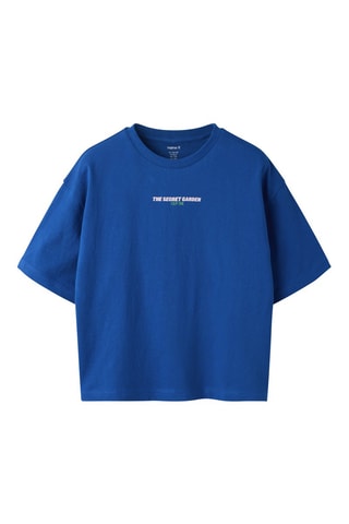 T-shirt Relaxed Fit -  Marineblauw