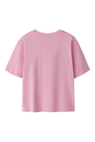 Biologisch Katoenen T-shirt Regular Fit -  Roze