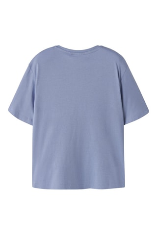 Biologisch Katoenen T-shirt Regular Fit -  Paars