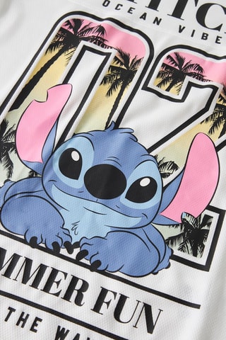 T-shirt Stitch Lilo en Stitch Disney -  Wit