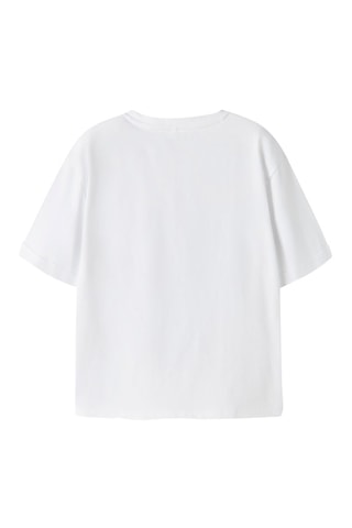 T-shirt Regular Fit The Big Wave van Kanagawa Katsushika Hokusa -  Wit