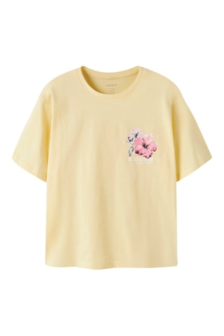 Biologisch Katoenen T-shirt Regular Fit -  Beige